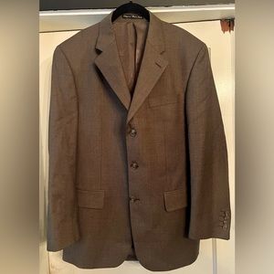 S Cohen Montreal Comfort 40R 100% Wool Sport Coat Jacket Made In Canada